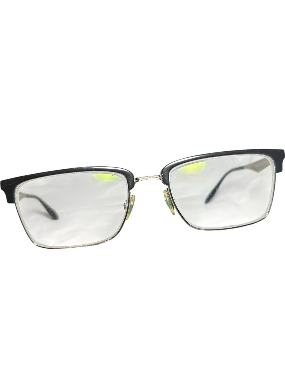Ray Ban RB6397 2932 Black Silver Metal Square Eyeglasses Frames Only 54-19 145